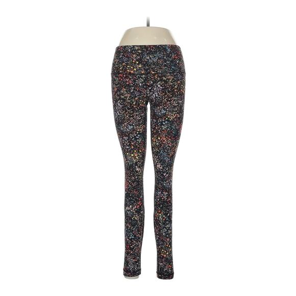Lululemon Wunder Under Floral Multi-Color Print Stretch leggings Women's size 8 - Picture 2 of 6